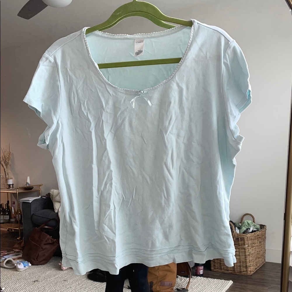 Women's Light Blue Top